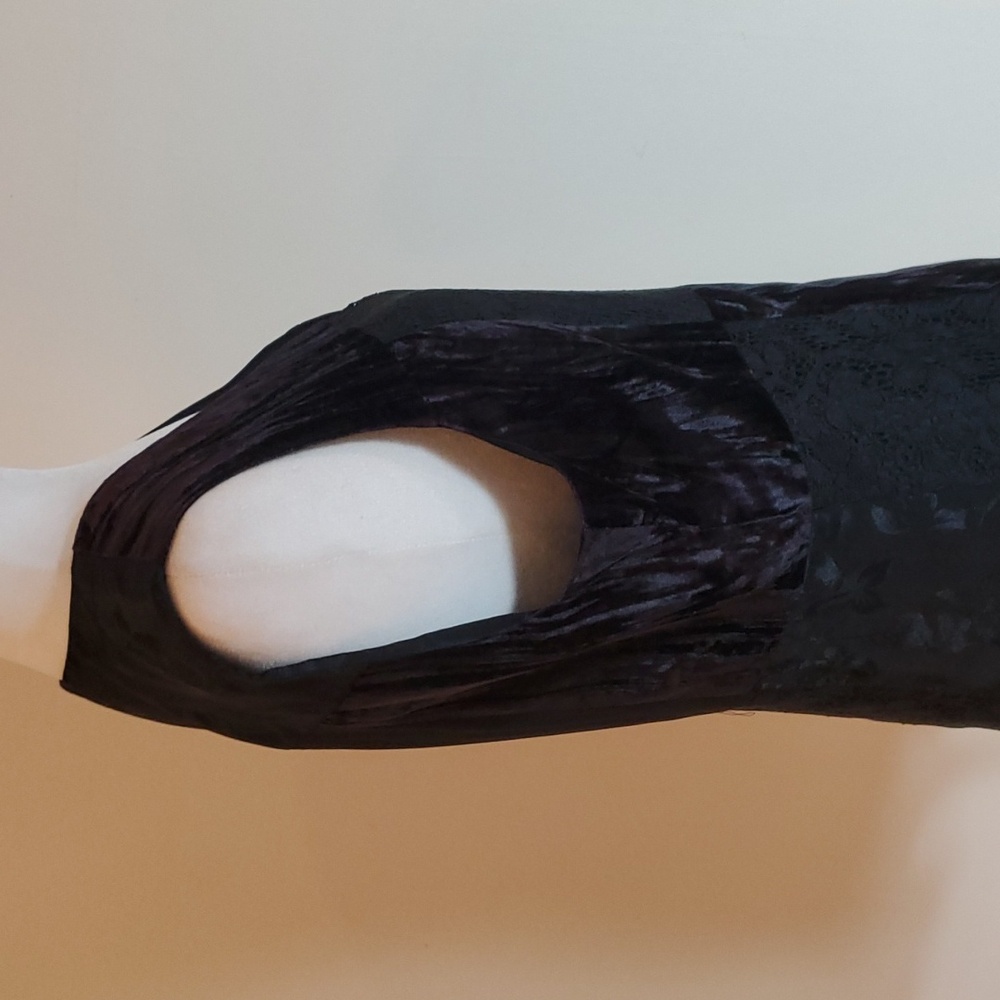 The Limited Black Long Patchwork Button Front Vest - image 4